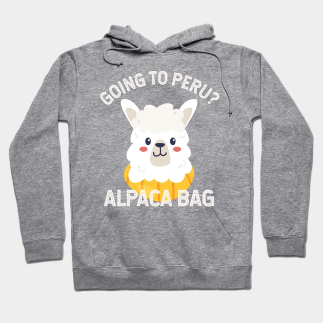 Going to Peru? Alpaca bag Hoodie by verde